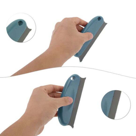 Scraper Rake Pet Hair Remover Blue - Picture 5 of 6